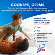 Lysol Disinfectant Spray, Sanitizer, Crisp Linen, 19 oz, 2 Pack | Multi-Surface Disinfecting & Sanitizing Antibacterial Room Spray, Deodorizer Spray, Home & Bathroom Cleaning Supplies