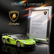 AEROQUEST 1:24 Lamborghini Remote Control Car （Aventador SVJ-Green） | Officially Licensed,Birthday Gift,Toys for ages 3-8,Electric Sport Racing,front-light ,2.4GHz-supports multi-play