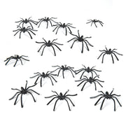 Happy Hippo Halloween Spider Web Decoration, 200 Square Feet & Plastic Spiders, Halloween Party Supplies, Spider Webs (Small, 200 Sq Feet) (8 Fake Spiders Included)