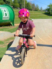 Strider 12 Sport, No Pedal Balance Bike for Kids Ages 1–4 Years, Pink | No-Pedal Balance Bike for Toddlers, Safety Pad, Adjustable Seat and Handlebars Lightweight Frame, Never-Flat Tires