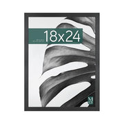 MCS Studio Gallery Poster Frame, 18x24, Black Woodgrain, 1-Pack | Studio Gallery Poster Frame For Photos & Art Prints, 18x24 Inch, Black Woodgrain Engineered Wood, 1-Pack