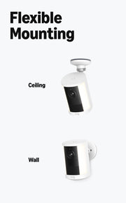 Ring Spotlight Cam 2K (newest model), Battery, Home or business security, Wide-Angle Retinal 2K Video, 6x Enhanced Zoom, Motion-Activated Spotlights, White