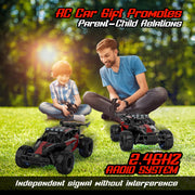 BLUEJAY Remote Control Car, 2.4GHz High Speed 33KM/H RC Cars Toys | 1:12 Monster RC Truck Off Road with LED Headlight and Rechargeable Battery Gifts for Adults Boys 8-12