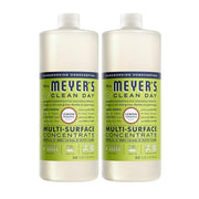MRS. MEYER'S CLEAN DAY Multi-Surface Concentrate, Lemon Verbena, 2 Pack | 32 oz, Dilute with Water for Powerful Cleaner, Makes Up to 16 Gallons per Bottle, Removes Dirt and Freshens Surfaces