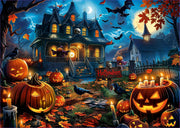 Nattork Jigsaw Puzzle 1000 Pieces for Adults, Halloween Haunted House,Challenging Adult Puzzles for Halloween Decor & Gift