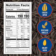 DAVID Jumbo Sunflower Seeds, Original Flavor, 16 oz. | 8g protein per serving; Original flavor; great for baseball games & road trips; also perfect for desk snacking