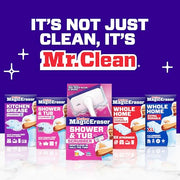 Mr. Clean Magic Eraser, All Purpose Cleaner, Cleaning Scrubber, Wall, Sneaker, Kitchen, Bathroom, Shower Cleaning Supplies, Melamine Pads, Whole Home Extra Durable, 12ct