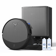 ECOVACS DEEBOT T90 PRO Omni Robot Vacuum and Mop, 30000Pa Blast Suction | TruEdge Instant Self-Cleaning OZMO Roller, PowerBoost Charging, Triple Lift Carpet Care, ZeroTangle for Pet Family,YIKO Agent