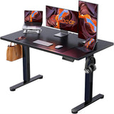 ErGear 48 X 24 Inch Height Adjustable Electric Standing Desk, Black | Stand Up office Desk, Home Office Computer Desk with 4 Memory Presets, Stable Steel Frame, 176 lbs Capacity, Easy Assembly