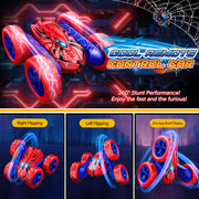 Excitobo Remote Control Car,RC Cars Boys Toys for 3 4 5 6 7 8 9 10 11 12 Year Old Boy Double Sided 360°Flip 4WD Rechargeable Drift RC Race Car Birthday Gifts Easter Basket Stuffers for Kids Age 3-12