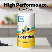 Bounty Essentials Select-A-Size Paper Towels, 6 Double Rolls, White, 108 Sheets Per Roll