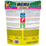 Vitakraft Menu Parrot Food 5 lb. | Nutrient-Rich Seed Blend, Natural Foraging Mix, Daily Diet Formula, Resealable Bag, 5 lb Pack