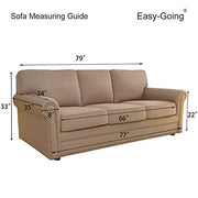 Easy-Going Reversible Couch Cover, 3 Cushion Sofa, Large, Gray/Light Gray | Machine Washable Slipcover For Dogs, Water Resistant Furniture Mat For Living Room, Non-Slip Sofa Cover, Pet Friendly