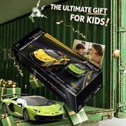 AEROQUEST 1:24 Lamborghini Remote Control Car （Aventador SVJ-Green） | Officially Licensed,Birthday Gift,Toys for ages 3-8,Electric Sport Racing,front-light ,2.4GHz-supports multi-play