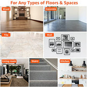 ZONGOOL 12PCS Rug Tape Non Slip Rug Pad Grippers Double Sided Carpet Tape | No Damage Floor Reusable Washable Grippers No Residue Rug Corners For Hardwood Tile&Laminate Floors Anti-Curl Rug Stickers
