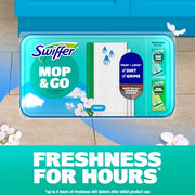 Swiffer Sweep + Mop, Wet Pads Refill, Floor Cleaner for Dirt, Dust, Hair, Cleaning Cloths for Mopping Home, Bathroom, Kitchen, All Purpose Multi-Surface Floor Wipes, Fresh, 24ct