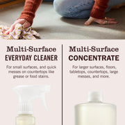 MRS. MEYER'S CLEAN DAY Multi-Surface Concentrate, Lemon Verbena, 2 Pack | 32 oz, Dilute with Water for Powerful Cleaner, Makes Up to 16 Gallons per Bottle, Removes Dirt and Freshens Surfaces