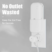Outlet Wall Mount for Blink Sync Module Core, 2-in-1 Charging Station(Mount & Charger) - Space-Saving Bracket for Blink Security Camera, Easy Installation & Flexible Placement