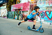 Razor A5 Lux Kick Scooter for Kids Ages 8+ - 8" Urethane Wheels, Anodized Finish Featuring Bold Colors and Graphics, for Riders up to 220 lbs