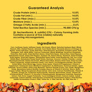 Kaytee Fiesta Parrot Food for Large Birds, 2.5 Pounds | Fun feeding. Bird food with fruits, veggies, grains. Bird seeds, shapes and textures for natural foraging