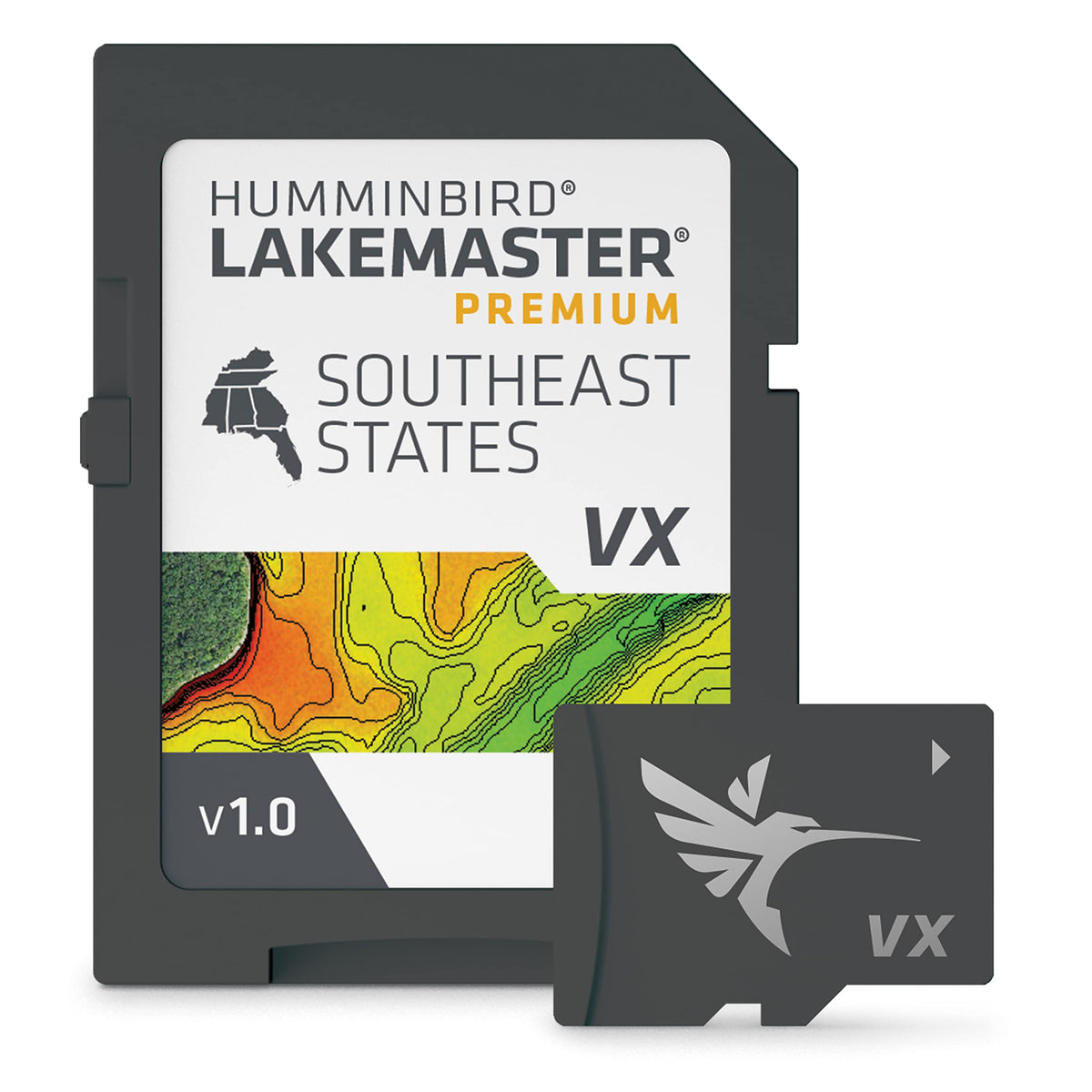 Humminbird LakeMaster Premium Map SD Card for Fish Finders