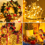 Fairdeer 6 Pack Fairy Lights Battery Operated - 7ft 20 Led Twinkle lights 3 Modes, Bulk Mini String Lights Waterproof for Mason Jars Vases DIY Party Table Centerpieces Christmas Decoration -Warm White