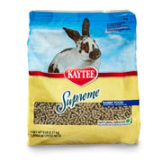 Kaytee Supreme Rabbit Food, Unflavored, 5 lb | Daily balanced nutrition. Bunny food with seeds, grains and pellets. Rabbit pellets, no artificial colors or flavors