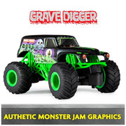 Monster Jam Official Grave Digger Remote Control Monster Truck, 1:24 Scale, 2.4 GHz, for Ages 4 and Up
