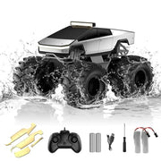 Amphibious Remote Control Car, 1:18 Monster Truck Toys for Boys RC Cars | 2.4 GHz Waterproof RC Trucks, 4WD All Terrain Off-Road Pickup, Kids Christmas Birthday Gifts Present Boys Girls Toys Ages 6+