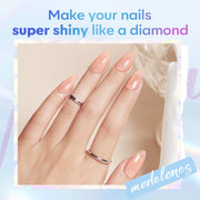 modelones Gel Top Base Coat Set 15ml 2026 Upgrade No Wipe Super Shine | Clear Glossy Gel Polish Acid Free Shiny for Press Ons Acrylic Gel Nail Art Soak Off U V Lamp Cure DIY Home Salon Manicure