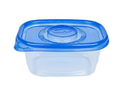 Glad GladWare Medium Rectangle Food Storage Containers, 24 Oz, 5 Count | Airtight, leak-resistant containers for soups, salads, and meal prep, microwave, dishwasher, and freezer safe