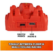 Air Hogs Zero Gravity Racing Wall Climber RC Car | Drives on Walls, Floors & Ceilings, Easy to Use Remote, USB-C Rechargeable, RC Car Toy Gifts for Kids Ages 4+