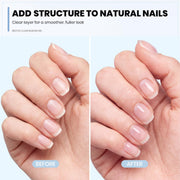 Beetles Builder Gel for Nails, 2 Pcs 8 in 1 Clear Building Gel | for Instant Apex Strengthening & Extension, Beginner Friendly DIY Salon at Home, Gifts for Women, UV & LED Lamp Cured Needed