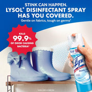 Lysol Disinfectant Spray, Sanitizer, Crisp Linen, 19 oz, 2 Pack | Multi-Surface Disinfecting & Sanitizing Antibacterial Room Spray, Deodorizer Spray, Home & Bathroom Cleaning Supplies