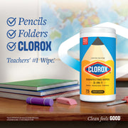 Clorox Disinfecting Wipes Cleaning Variety Pack, 75 Count, 3 Pack | Cleans, Deodorizes and Freshens, Kills 99.9 Percent of Viruses and Bacteria, Bleach Free, Crisp Lemon and Fresh Scent