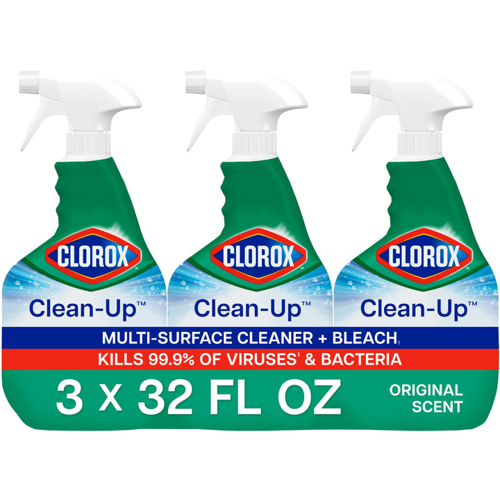 Clorox Clean-Up Multi-Surface Cleaner with Bleach, 32 fl. oz., Pack of 3