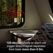 UltraPro Personal Security Window and Door Alarm, 2 Pack, Wireless Chime