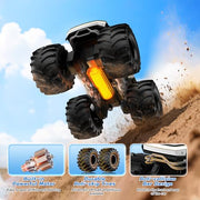 Amphibious Remote Control Car, 1:18 Monster Truck Toys for Boys RC Cars | 2.4 GHz Waterproof RC Trucks, 4WD All Terrain Off-Road Pickup, Kids Christmas Birthday Gifts Present Boys Girls Toys Ages 6+
