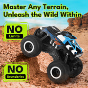 Threeking 1:16 Amphibious Monster Truck All Terrain Remote Control Car Toys | Waterproof Durable 4WD Off-Road RC Crawler Cars Pick-Up Unique Toy Gifts for Boys Girls Ages 6-12
