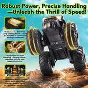 Threeking 1:16 Amphibious Monster Truck All Terrain Remote Control Car Toys | Waterproof Durable 4WD Off-Road RC Crawler Cars Pick-Up Unique Toy Gifts for Boys Girls Ages 6-12