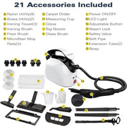 Waitbird Multi-Purpose Steam Cleaner, 4.5Bar 300°F Steamer for Tile & Grout