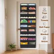 UVIAHOMI 20-30 Pairs Over the Door Shoe Organizer, 10-Tier Door Shoes Rack