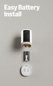 Ring Spotlight Cam 2K (newest model), Battery, Home or business security, Wide-Angle Retinal 2K Video, 6x Enhanced Zoom, Motion-Activated Spotlights, White