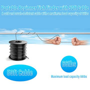 Underwater Fishing Camera 1080P HD 4.3" IPS Screen 50ft Cable | 6000mAh Battery, USB-C Charging, IR Night Vision, 220° Wide Angle, 66lb Cable, CE/FCC/RoHS, for Lake Boat Kayak Ice Fishing