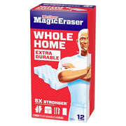 Mr. Clean Magic Eraser, All Purpose Cleaner, Cleaning Scrubber, Wall, Sneaker, Kitchen, Bathroom, Shower Cleaning Supplies, Melamine Pads, Whole Home Extra Durable, 12ct