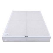 Amazon Basics Smart Box Spring Bed Base, 5-Inch Low Profile Height Mattress Foundation, Sturdy Durable Steel Support, Tool-Free Easy Assembly, Queen, 79" x 59.5" x 5", White