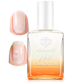 Modelones Nail Strengthener and Growth, Milky White Nail Polish Hardener | Extra Strong and Growth Fall Nail Repair Natural Strengthening Polish Concealer Foundation Nail Stuff Toenails Gifts 15ml
