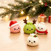 Christmas Decorations Squishies Dumpling Advent Calendar 2026 | Christmas Decor, 24 Dumplings for Adults, Party Favors, Christmas Ornaments, Coundown Calendar, Stress Relief Plaything
