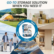 Vacuum Storage Bags with Hand Pump, Vacuum Seal Space Saver Bags,20 Combo | 80% Space-Saving Bags for Clothing, Blankets, Pillows, Bedding & Comforters; Multi-Size Variety Pack for Home & Travel
