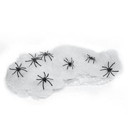 Happy Hippo Halloween Spider Web Decoration, 200 Square Feet & Plastic Spiders, Halloween Party Supplies, Spider Webs (Small, 200 Sq Feet) (8 Fake Spiders Included)